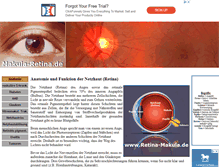 Tablet Screenshot of makula-retina.de